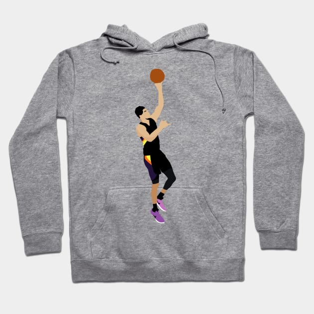 Devin booker jump Hoodie by rsclvisual